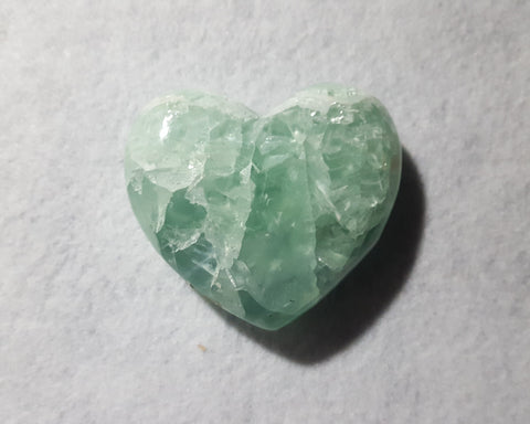 Fluorite Heart, Mexico, 3 1/8" Stock # 206sl