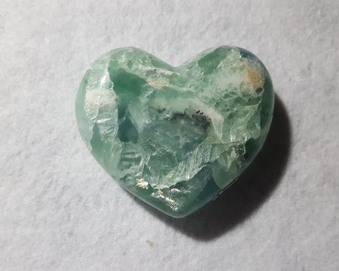 Fluorite Heart, Mexico, 3 1/8" Stock # 208sl