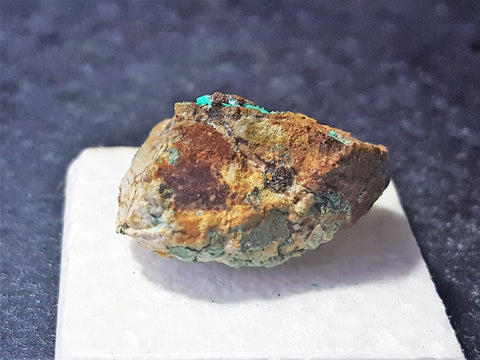 Chalcophyllite, Majuba Hill Mine, Pershing County, Nevada. Stock #367sl