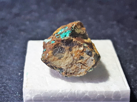 Chalcophyllite, Majuba Hill Mine, Pershing County, Nevada. Stock #367sl