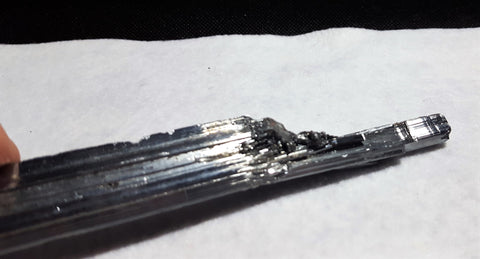 Stibnite, Quinglong Mine, Guizhou Province, China. Stock #102sl