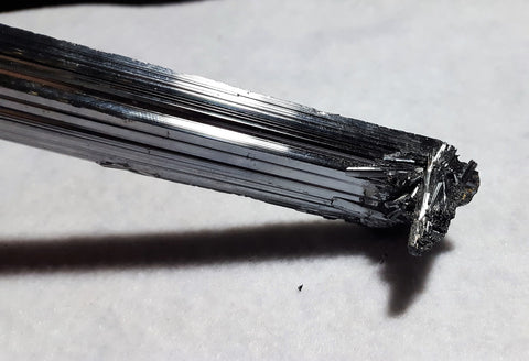 Stibnite, Quinglong Mine, Guizhou Province, China. Stock #102sl