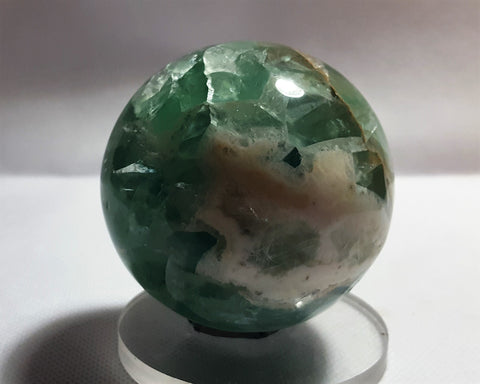 Fluorite Sphere from Mexico. Stock #6002sl