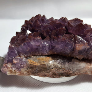 Amethyst with Hematite Inclusion, Thunder Bay, Ontario. Stock#18008sl
