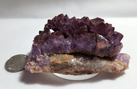 Amethyst with Hematite Inclusion, Thunder Bay, Ontario. Stock#18008sl