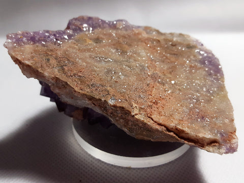 Amethyst with Hematite Inclusion, Thunder Bay, Ontario. Stock#18008sl