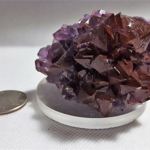 Amethyst with Hematite Inclusion, Thunder Bay, Ontario. Stock#18009sl