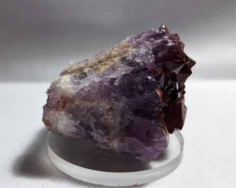 Amethyst with Hematite Inclusion, Thunder Bay, Ontario. Stock#18009sl