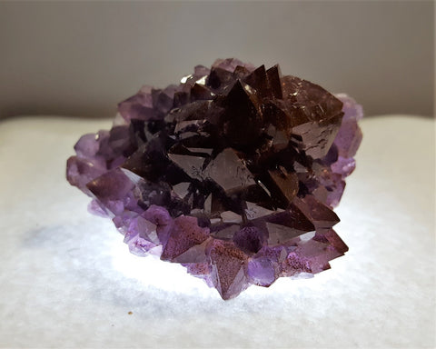 Amethyst with Hematite Inclusion, Thunder Bay, Ontario. Stock#18009sl