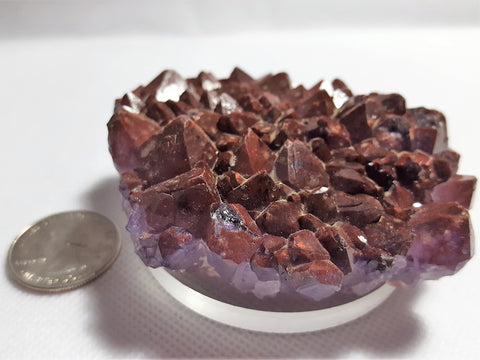 Amethyst with Hematite Inclusion, Thunder Bay, Ontario. Stock#18010sl