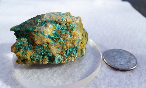 Posnjakite, Brochnatite, Devilline, Richtarova Deposit, Spania Dolina, Slovakia. Stock #16000sl