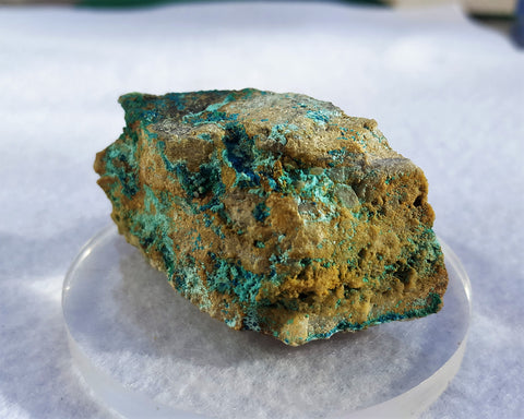 Posnjakite, Brochnatite, Devilline, Richtarova Deposit, Spania Dolina, Slovakia. Stock #16000sl