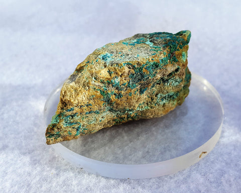 Posnjakite, Brochnatite, Devilline, Richtarova Deposit, Spania Dolina, Slovakia. Stock #16000sl