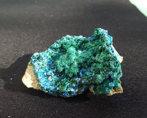 Brochantite, Cyanotrichite, Grandview, Coconino County, Arizona. Stock # 2300sl