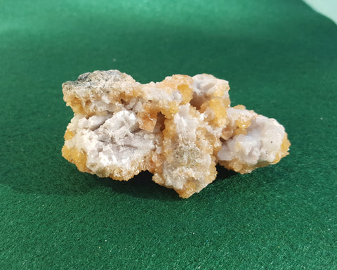 Stellerite with Chabazite Sokolovo-Sarbay, Kazakhstan. 1930sl