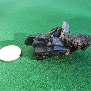 Schorl Tourmaline from Okurusu Mine, Namibia. Stock #19200sl