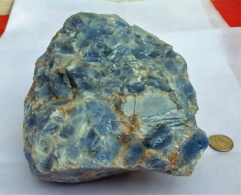 Blue Calcite, Mexico. Stock #2300sl