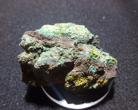 Johannite, Zippeite, Hideout Mine, San Juan Co, Utah. Stock #10260sl