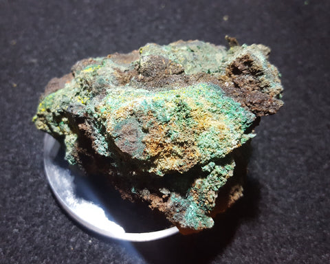 Johannite, Zippeite, Hideout Mine, San Juan Co, Utah. Stock #10260sl