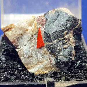 Piemontite (Sr),Molinello Mine, Graveglia Vally, Genova Province, Italy. Stock #1611sl