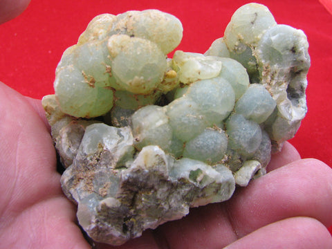 Prehnite from Namibia.  8.1 cm. # 436