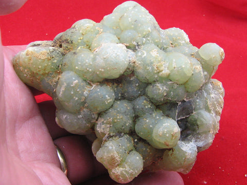 Prehnite from Namibia. 9.7 cm.  # 434