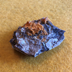 Wulfenite and Mimetite from Rowley Mine, Arizona. 5.0 cm # 1029sl