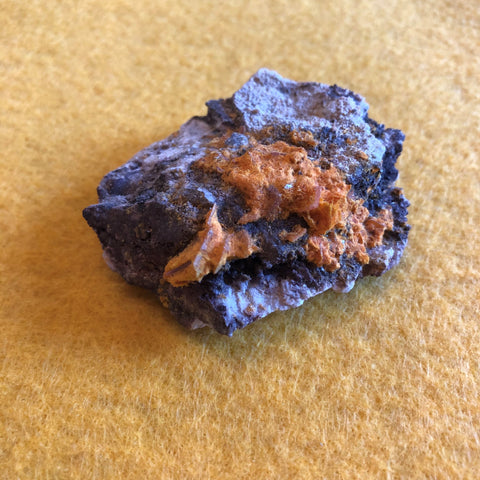 Wulfenite and Mimetite from Rowley Mine, Arizona. 5.0 cm # 1029sl