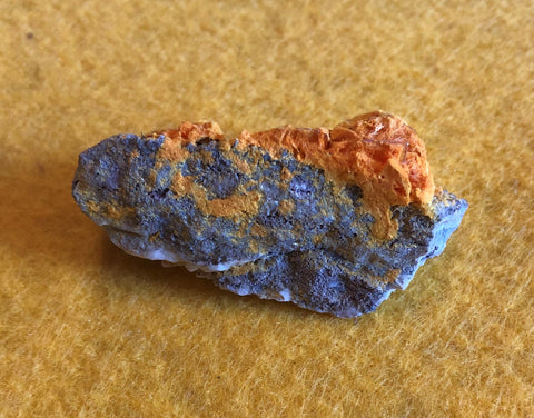 Wulfenite and Mimetite from Rowley Mine, Arizona. 4.5 cm # 1033sl