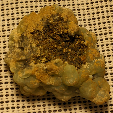 Prehnite from Namibia. 9.7 cm.  # 434