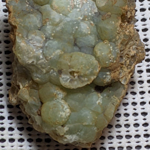 Prehnite from Namibia. 8.3 cm. # 438