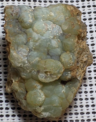 Prehnite from Namibia. 8.3 cm. # 438