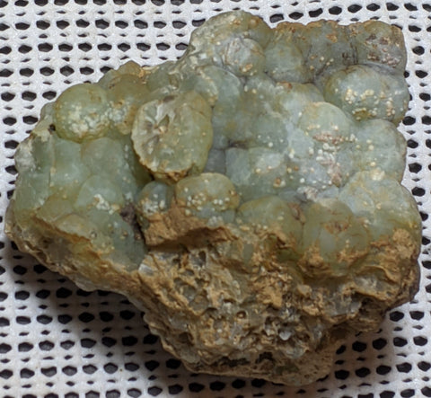 Prehnite from Namibia. 8.3 cm. # 438