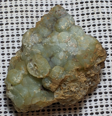 Prehnite from Namibia. 8.3 cm. # 438