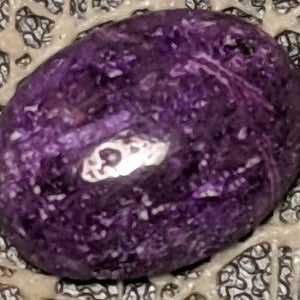 Sugilite Cabochon from Wessels Mine, South Africa 6 cts #5