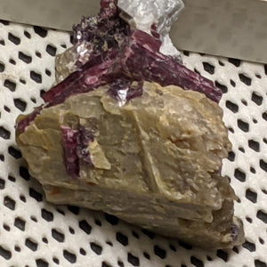 Rubellite red Tourmaline, from Finland. 5.4 cm #346