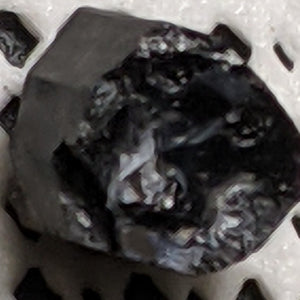 Thucholite from Vitaniemi, Erajavi, Finland. 1.1 cm #428