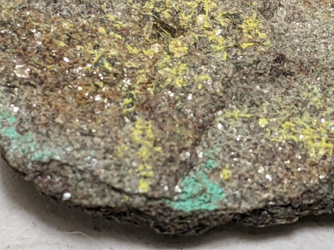 Phurcalite and Cuprosklodowskite from Posey Mine, Utah 3.5 cm #1220