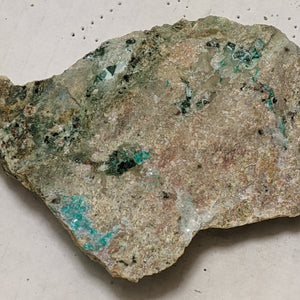 Dioptase, Christmas Mine, Gila County, Arizona. 11.1 cm #626