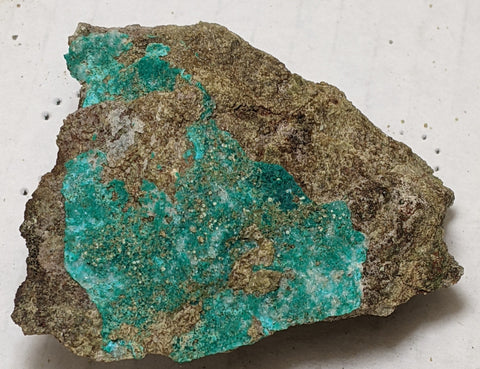 Dioptase, Christmas Mine, Gila County, Arizona. 6.4 cm #628