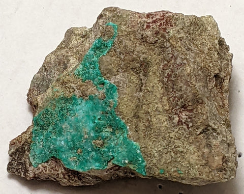 Dioptase, Christmas Mine, Gila County, Arizona. 5.5 cm #631