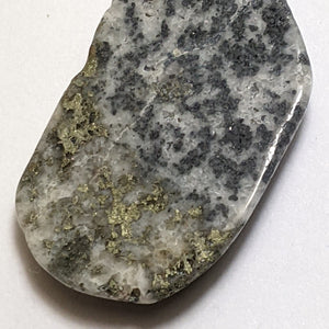 Silver and Pyrite Cabochon from Silverton, Colorado 3.3 cm, #22
