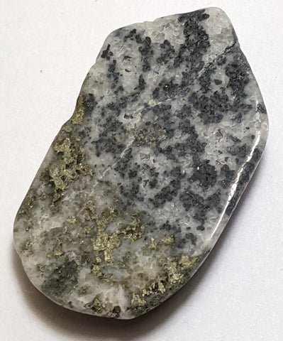 Silver and Pyrite Cabochon from Silverton, Colorado 3.3 cm, #22