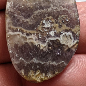 Chevron Amethyst Cabochon 4.2 cm, #31