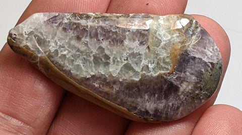 Chevron Amethyst Cabochon 5.3 cm, #35