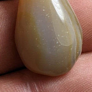 Banded Carnelian Cabochon from Peru. 3.2 cm #21